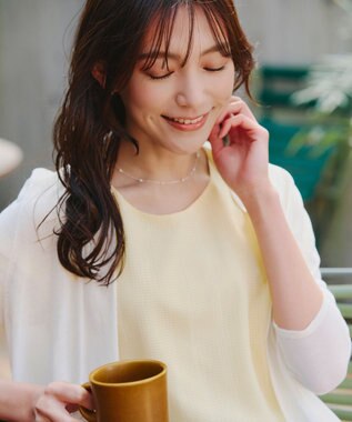 Tiaclasse シルバーパールネックレス シルバー