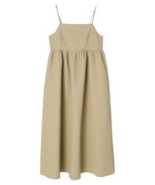Green Parks ・ＥＬＥＮＣＡＲＥ　ＤＵＥ　フクレキャミワンピース Beige