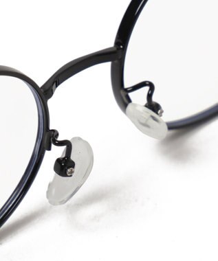 WEGO 【ユニセックス着用ITEM】オーバルメタルフレームアイウェア ブラック