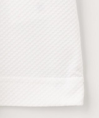 JOSEPH ABBOUD 【オーガニックコットン】ブロックサッカー Tシャツ ホワイト系