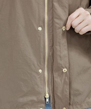 Tiaclasse 【洗える】撥水ドロストマウンテンパーカ― モカ