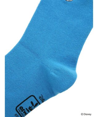 Green Parks オズワルド／ＳＥＴ２点　ワンポイント刺繍ソックス Blue