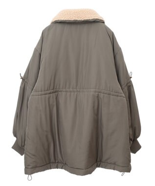 Green Parks ・ｓｗｉｎｇ　ｂｙ　中綿スタンドカラーミリタリーコー Khaki
