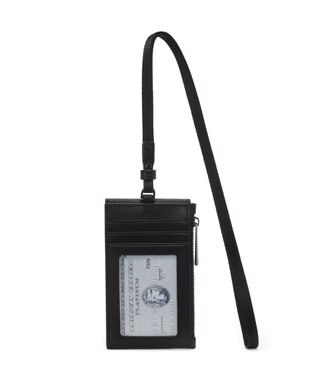 TUMI BELDEN カード・ケース・ランヤード ブラック/ガンメタル