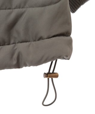 Green Parks ・ｓｗｉｎｇ　ｂｙ　中綿スタンドカラーミリタリーコー Khaki