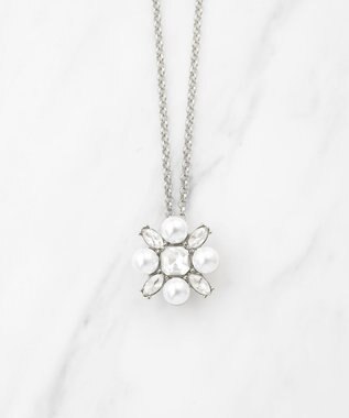 TOCCA PEARL BIJOUX SET BROOCHNECKLACE 3WAYブローチネックレス シルバー系