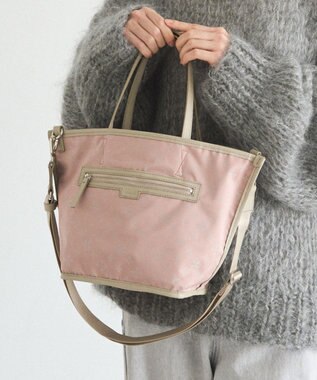 russet リバーシブル2wayトートバッグ(CE-1667) BeigePink