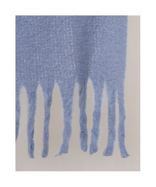 UNBILLION カシュネ cache nez / リサイクルポリラッセルニットストール ブルー