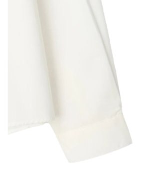 earth music&ecology ロゴ刺繍シャツ Off White