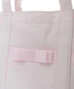 Maison de FLEUR ピンクマニアマルチポケット帆布トートMバッグ Pink