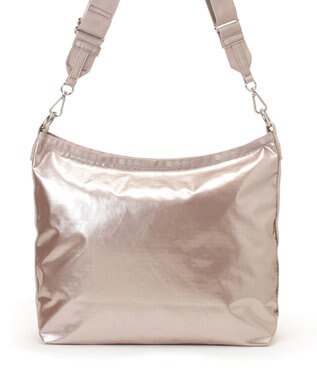 LeSportsac MEDIUM ZIP SHOULDER/ローズゴールドシャイン ローズゴールドシャイン
