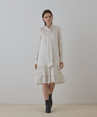 GRACE CONTINENTAL ランダムドットボウタイワンピース キナリ
