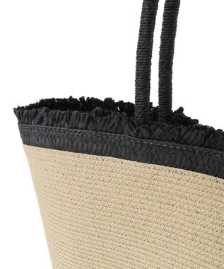 Green Parks ・フリンジバイカラーブレードトート Black