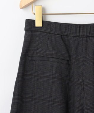 組曲 S ハンサムツイルキュロット パンツ チャコールチェック系3