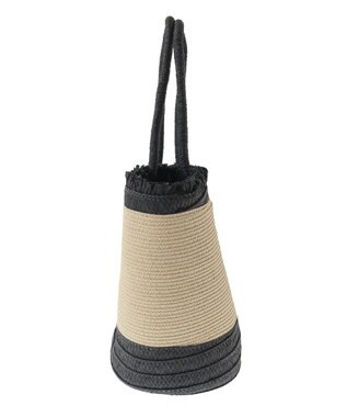 Green Parks ・フリンジバイカラーブレードトート Black