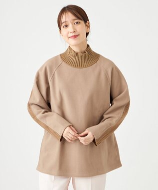 SHARE PARK LADIES ラグランスリープハイネックプルオーバー