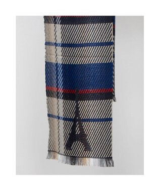 UNBILLION カシュネ cache nez / エッフェルチェックマフラー ネイビー