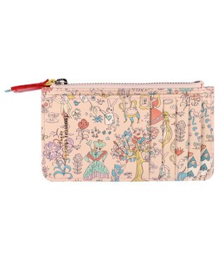 tsumori chisato CARRY 不思議の国のアリス フラグメントケース 【ミニマルなキャッシュレススタイルにピッタリ】 ピンク