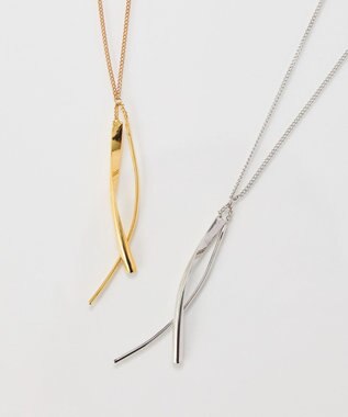 Phoebe 【金属アレルギー対応】ツインカーブYラインネックレス　ゴールド/全長:67～70cm/ニッケルフリー ゴールド