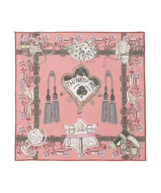 MOONBAT SWASH LONDON(スウォッシュロンドン） コットンハンカチーフ THINK OF ME 52×52 日本製 ピンク