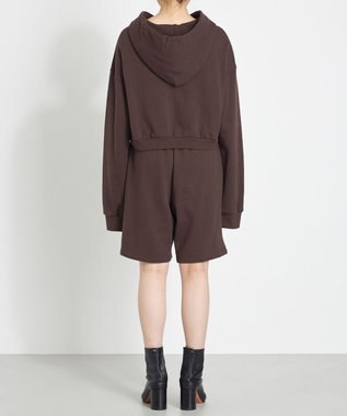 NAVE クロップドフーディ ダークブラウン系