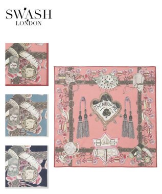 MOONBAT SWASH LONDON(スウォッシュロンドン） コットンハンカチーフ THINK OF ME 52×52 日本製