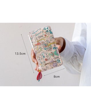 tsumori chisato CARRY 不思議の国のアリス フラグメントケース 【ミニマルなキャッシュレススタイルにピッタリ】 ピンク