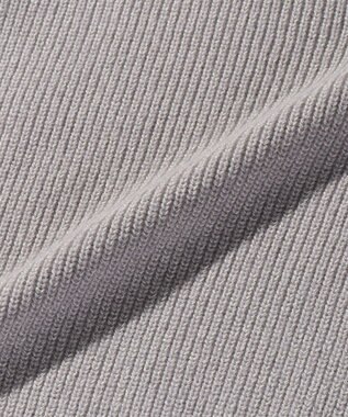 WHITE MAILS 【UNISEX】WASHI&COOMA LAMBS RIB KNIT MOCKNECK SWEATER ニットセーター グレー