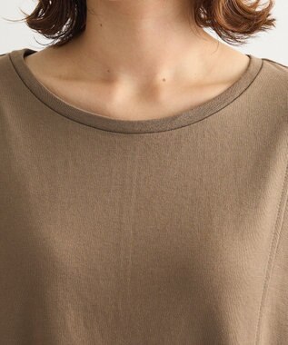 Green Parks ＳＥＴ２点ラメフェザーベスト＋ミニ裏毛ワンピース Beige