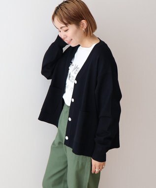 AMERICAN HOLIC Ｖネックニットカーディガン Navy