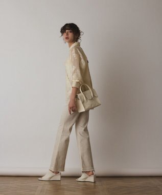 GRACE CONTINENTAL RollingSTHandbag ホワイト