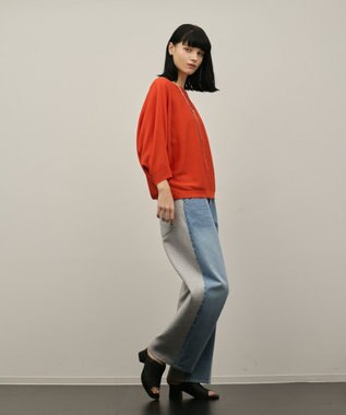 GRACE CONTINENTAL ドルマンニットトップ オレンジ
