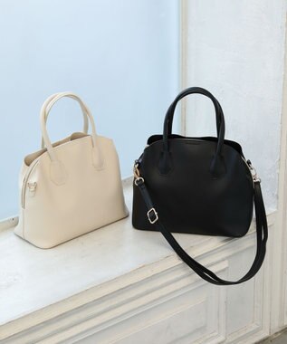 Green Parks ＥＴＳ．多収納ツーハンドルバッグ Ivory