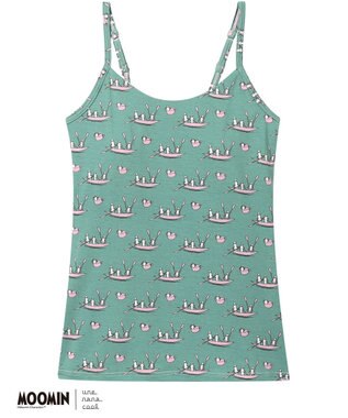 une nana cool 【ムーミン】MOOMIN × une nana ccol カップ付キャミソール ME