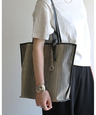 MORROW by thank 【A4サイズ収納可/軽量】VIVIAN MIDDLE ミックスストライプ