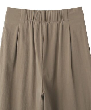 YECCA VECCA ドライタッチストレッチワイドパンツ Black