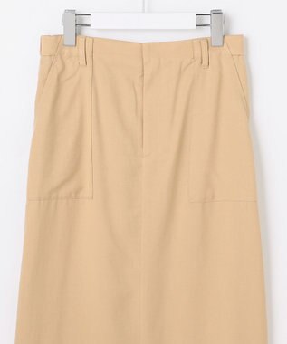 自由区 S セルロースコットンチノ スカート ベージュ