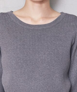 Tiaclasse 【洗える】タフタスカートドッキングワンピース チャコールグレー