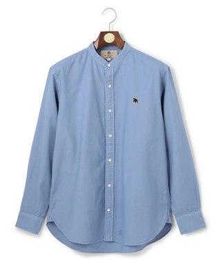 J.PRESS MEN このさりげなさが大人気【IVY COLLECTION】【UNISEX】バックブルオックスガーメントダイ シャツ ブルー系