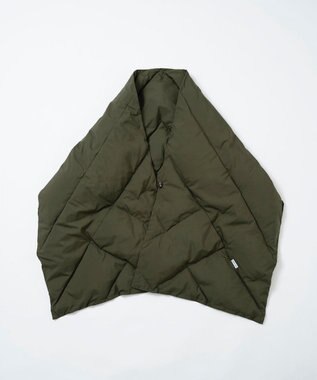 KWD 【日本製/UNISEX】DOWN SHAWL ポーランドホワイトグースダウンショール カーキ