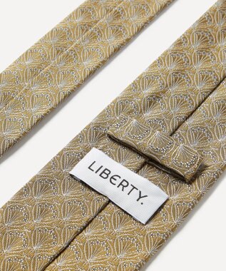 LIBERTY. アイフィス ジャカード タイ ダークイエロー