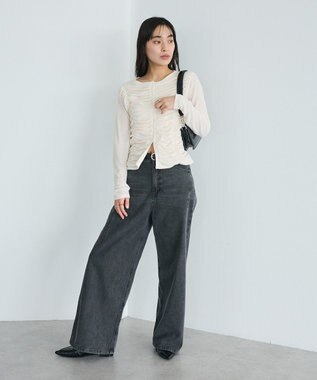 CRAFT STANDARD BOUTIQUE シャーリングカーディガン Ivory