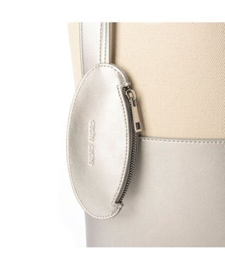 UNBILLION カシュカシュ cachecache / サニーデイキャンバスバケツトート シルバー