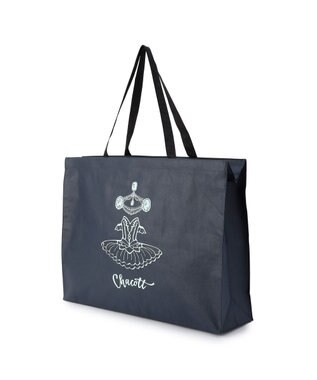 Chacott ジュエルチュチュ不織布バッグM ネイビー