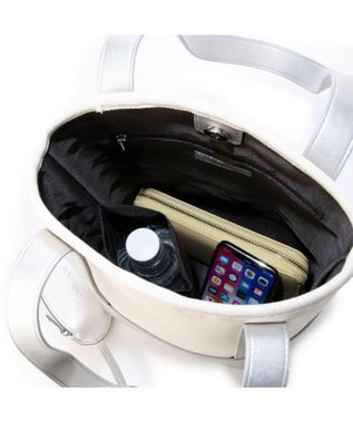 UNBILLION カシュカシュ cachecache / サニーデイキャンバスバケツトート シルバー