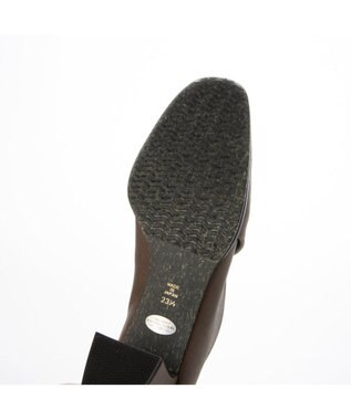 MODE ET JACOMO <D'ICI>チャンキーヒールブーティーパンプス オーク