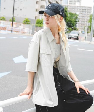  【ユニセックス着用ITEM/MLサイズ展開/機能シャツ】リップストップシャツ（SS）