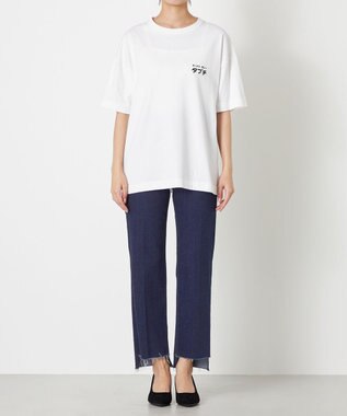 NAVE タブチ×NAVE プリント半袖Ｔシャツ ホワイト系