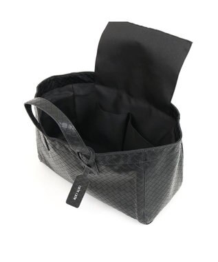 UNBILLION カシュカシュ cachecache / メッシュエンボス横長ショッパートート ブラック