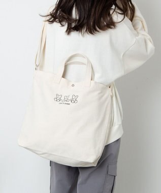 WEGO 2wayキャンバストート 柄15